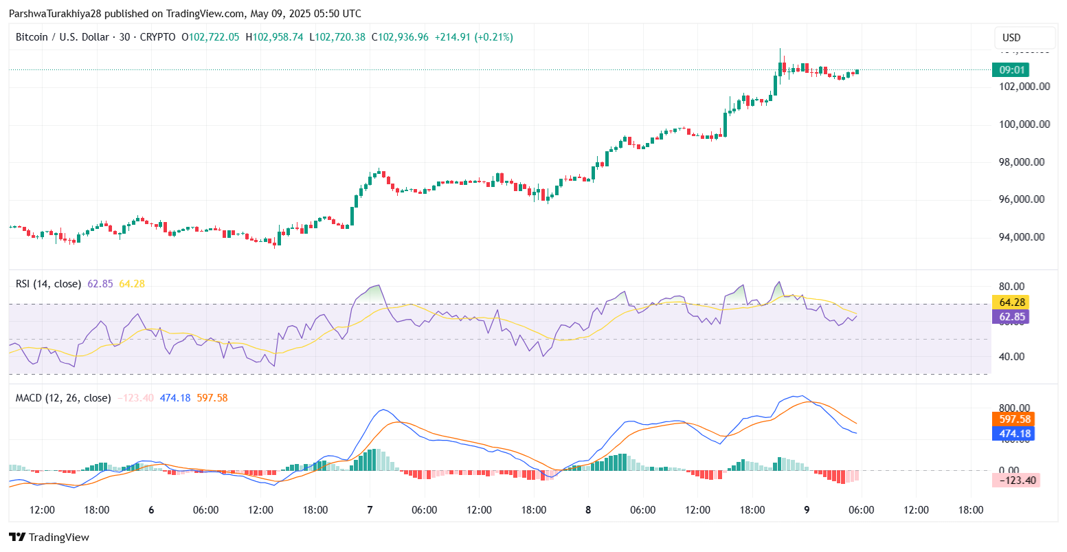 2025年5月比特币价格预测:BTC能否突破10万?未来六个月价格怎么走?